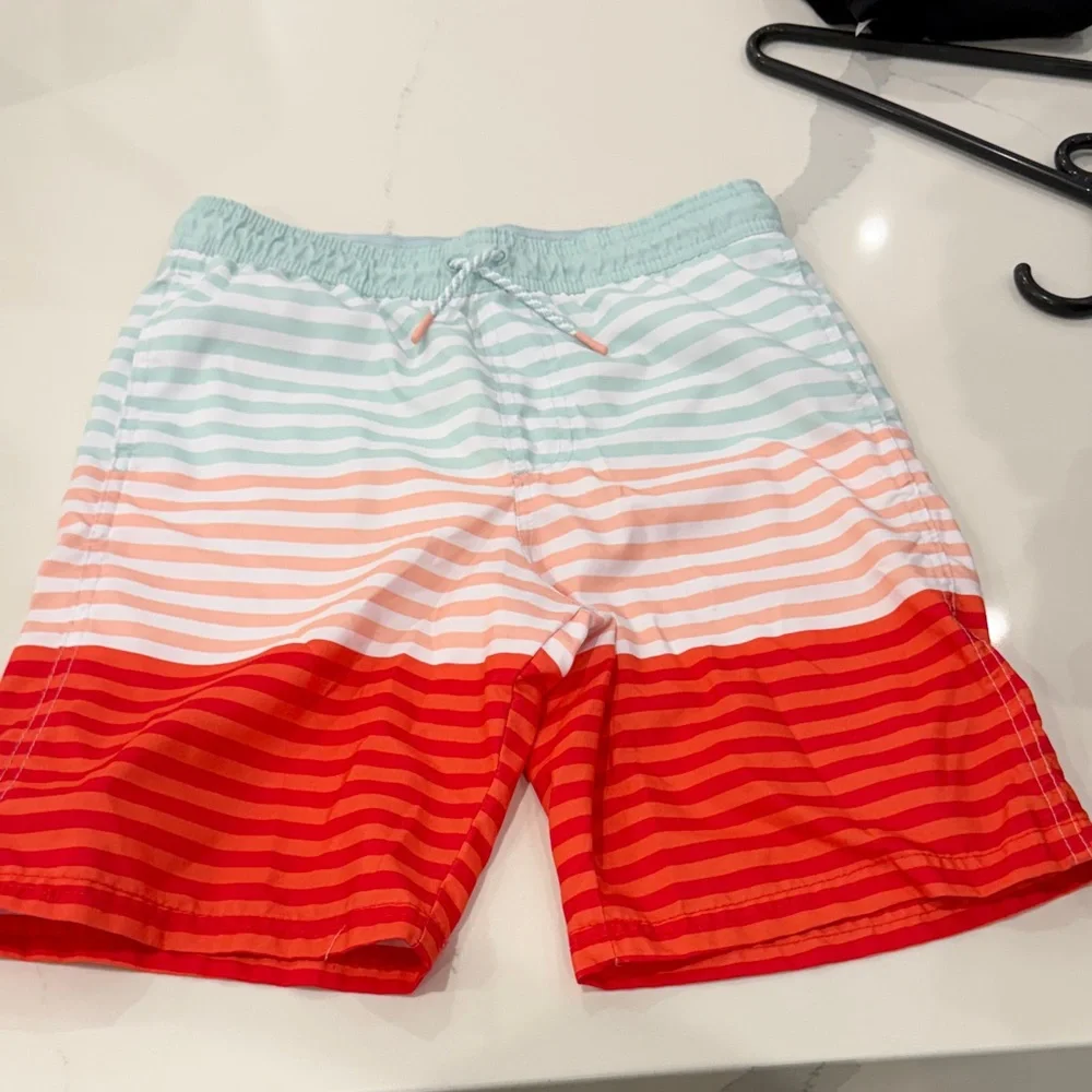 Cat & Jack Aqua and White Mesh Shorts